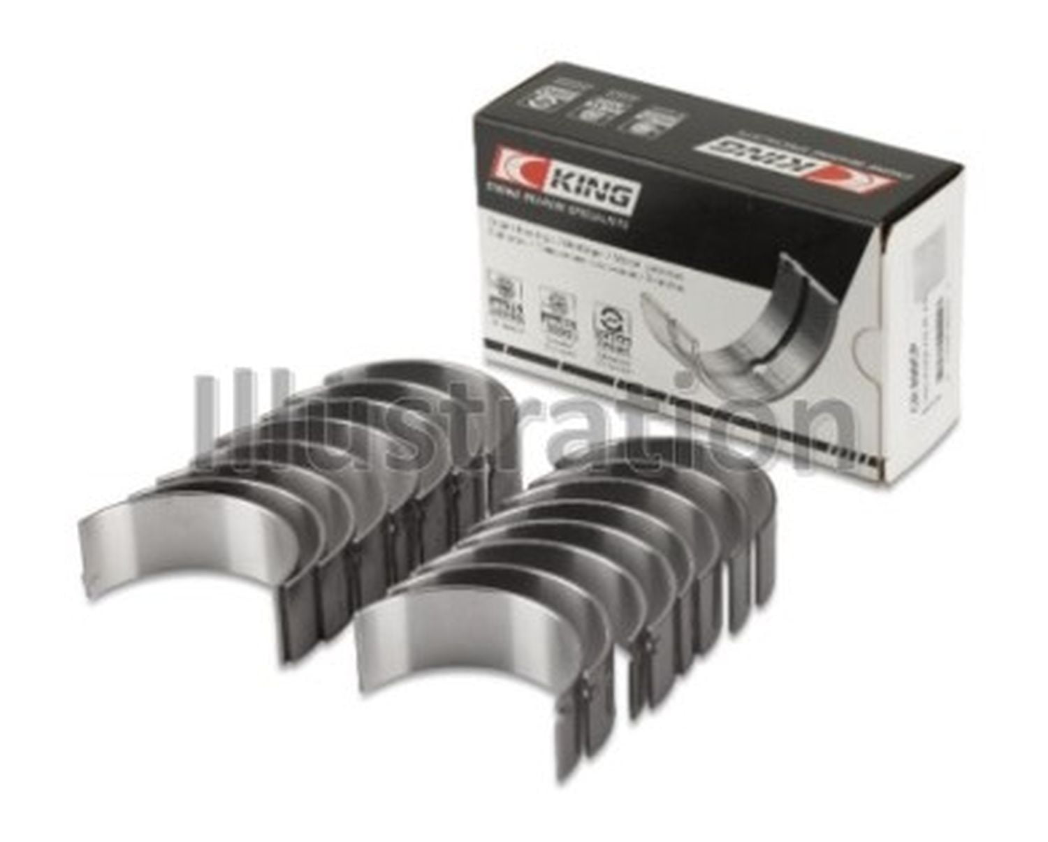 King Ford EcoBoost 3.5L / 3.7L V6 (.781 Width) (Size STD) Performance Rod Bearing Set