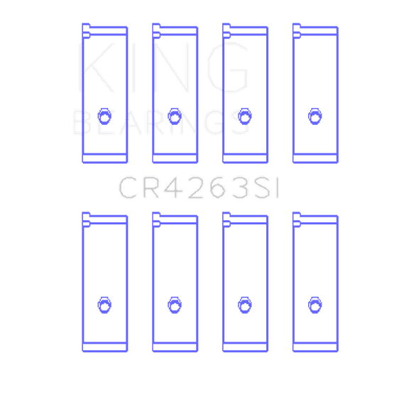 King Engine Bearings Engine Connecting Rod Bearing Set CR4263SI0.5 Fits select: 1998-2008 TOYOTA COROLLA, 2003-2008 TOYOTA COROLLA MATRIX