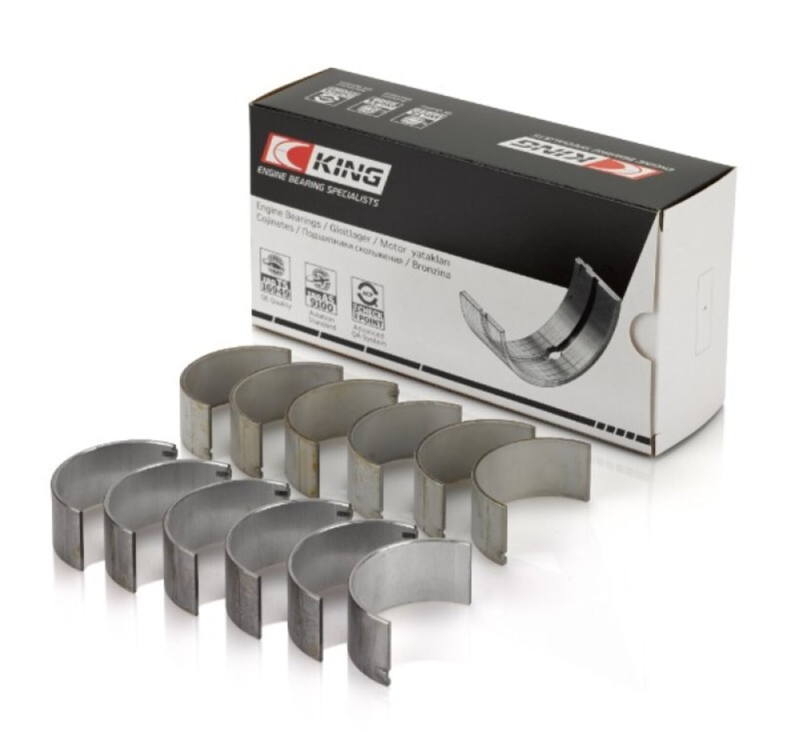 King Engine Bearings Engine Connecting Rod Bearing Set CR6699CA Fits select: 1994-2008 DODGE RAM 2500, 1994-2007 DODGE RAM 3500