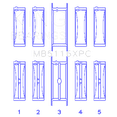 thumbnail image 1 of King MB5116XPC Main Bearings XPC-Series Standard Tri Metal, 1 of 2