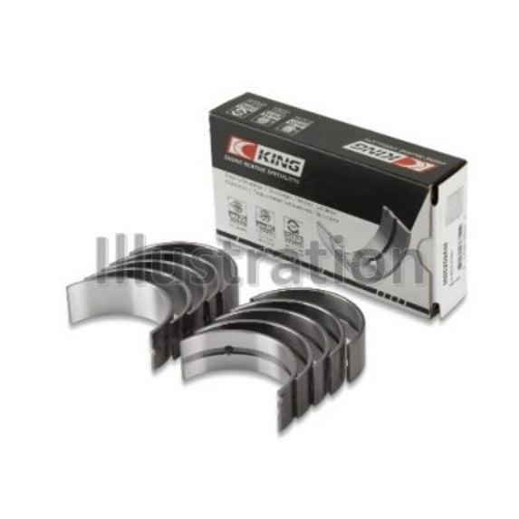 King Engine Bearings Toyota 3K/4K/(Size +0.50mm) Main Bearing Set