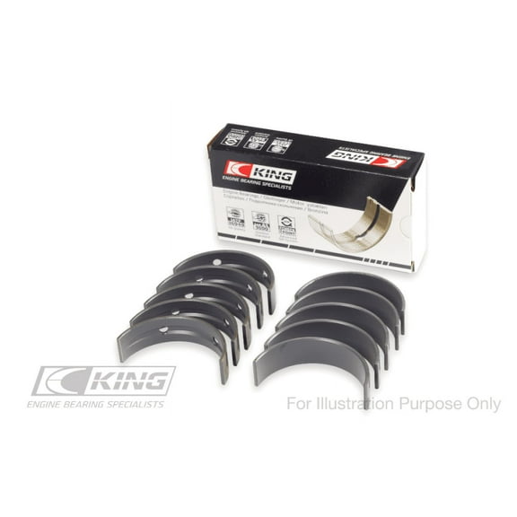 King Engine Bearings MB5442MC Standard Size High Performance Main Bearing Set for 2007-2009 Mazdaspeed 3 L3-VDT MZR DISI Duratec