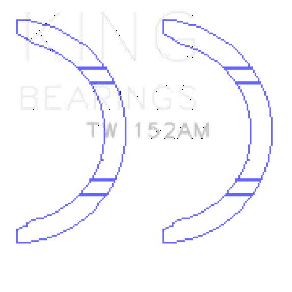 King Engine Bearings Tw 152Am Thrust Washer Set Fits select: 1984-1997 HONDA ACCORD, 1992-2001 HONDA PRELUDE