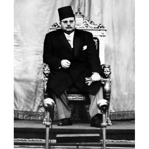 King Farouk Of Egypt History Poster Print