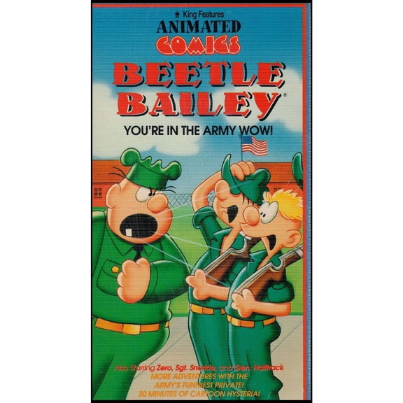 King Features Animated Comics: Beetle Bailey - You're in the Army Wow! (VHS Tape)