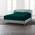 thumbnail image 1 of King Fitted Sheet with 2 Pillowcases (3-PC) Set - 700-Thread-Count 100% Egyptian Cotton, 18-Inches Deep Pockets - Teal Blue, 1 of 7