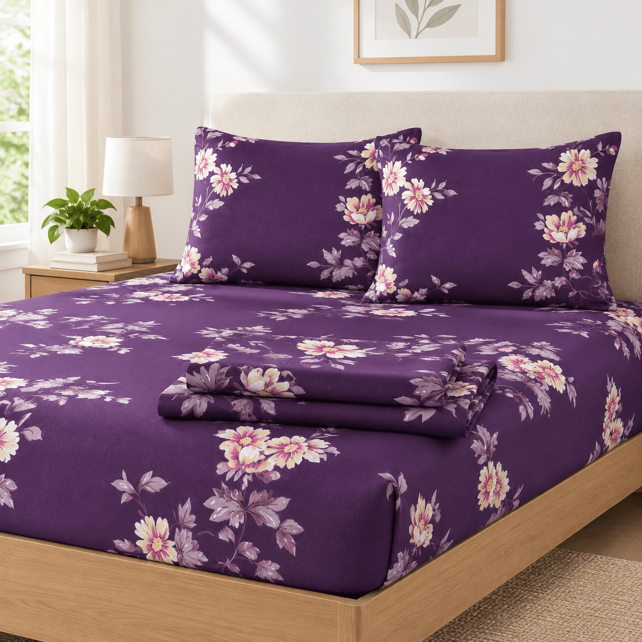King Fl4-piece Sheet Set - Sheets Blend Rayon Derived From Soft ...