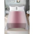 thumbnail image 1 of King Flat Sheet Only Gradient Pink Gray Watercolor Soft Microfiber Cooling Bedding Sheets Modern Minimalist Style Flat Bed Sheet for Hotel,Home Decor, 1 of 9