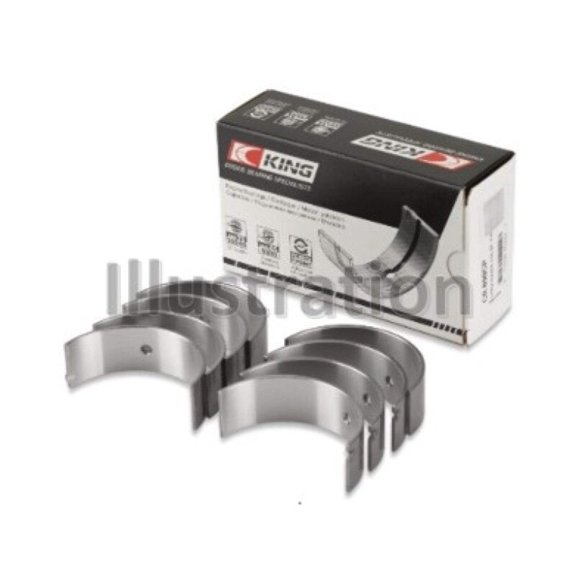 King Ford 2.3L Duratec / Mazda L3-VDT MZR Turbo Con Rod Bearing Set - CR4604SM Fits select: 2014-2016 FORD FUSION, 2007-2009 MAZDA CX-7