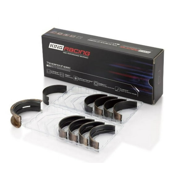 King Ford 302 CID Coyote (Size STD) Performance Coated Main Bearing Set Fits select: 2011-2017 FORD F150, 2011-2017 FORD MUSTANG