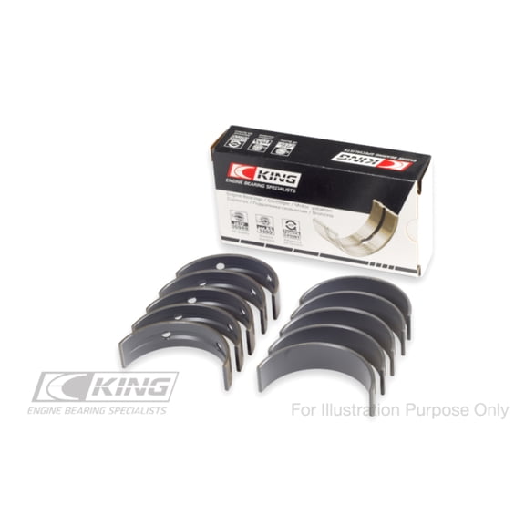 King Ford 302 CID Coyote (Size STD) Performance Coated Main Bearing Set