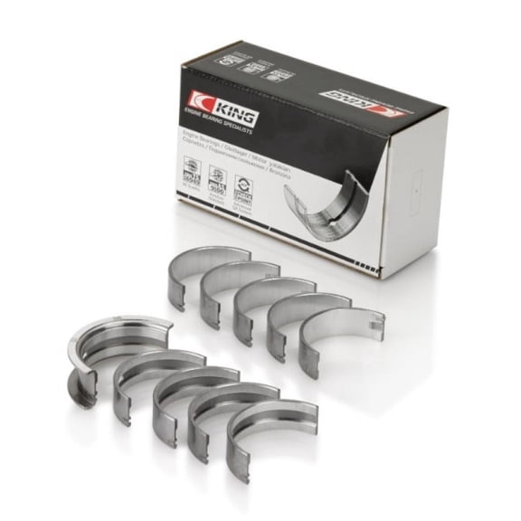 King Ford/Mazda Duratec 2.0/2.3 DOHC (Size STD) Silicon Bi-Metal Aluminum Main Bearing Set Fits select: 2003-2011 FORD FOCUS, 2005-2008 FORD ESCAPE