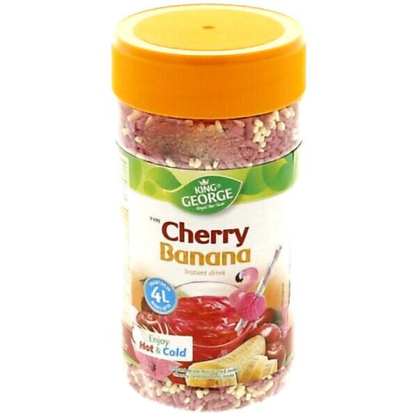 King Tea Instant Drink CHERRY BANANA hot or cold