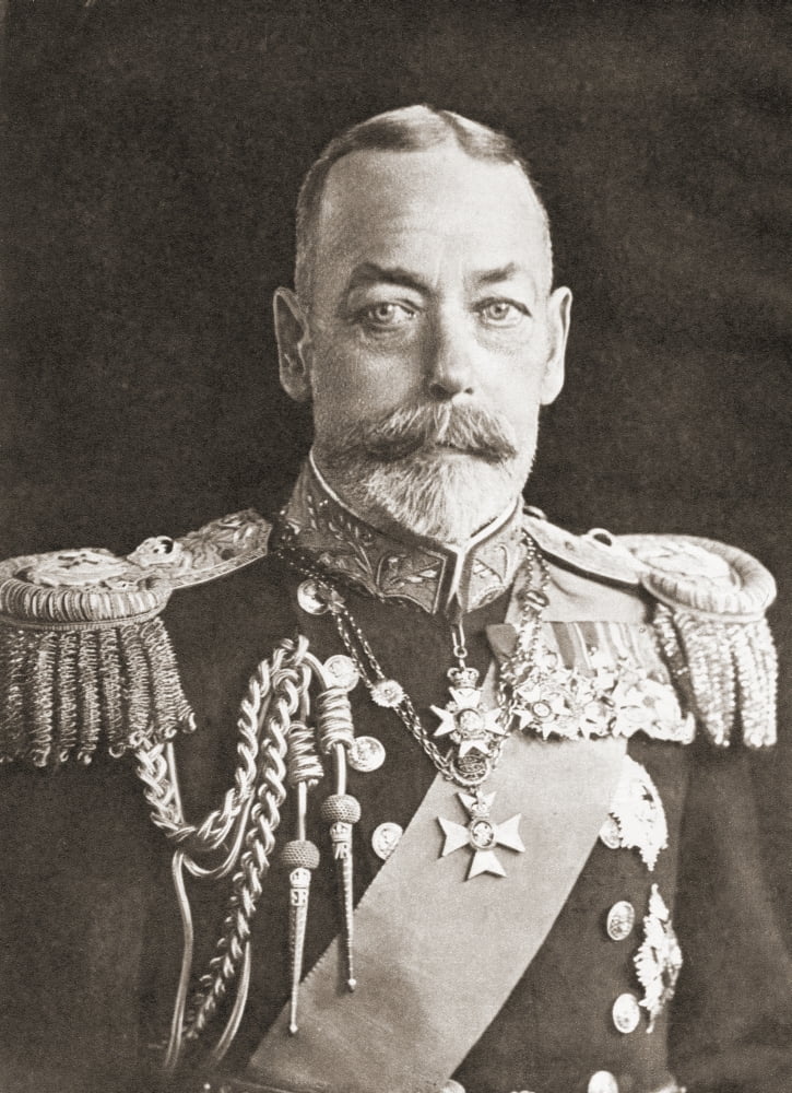 King George V George Frederick Ernest Albert 1865 Canvas Art - Ken Welsh Design Pics (24 x 34)