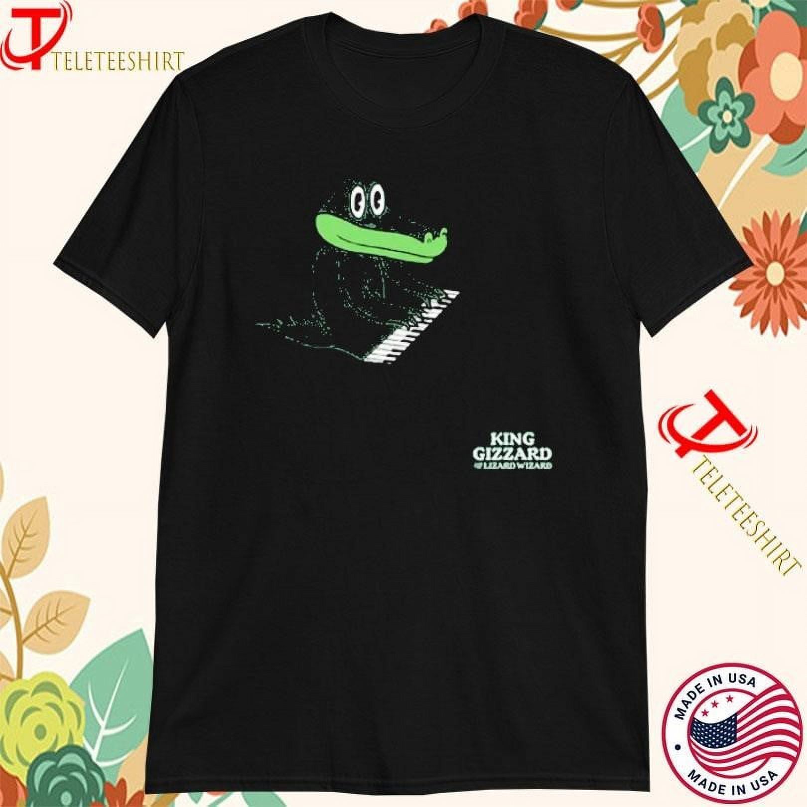 King Gizzard And The Lizard Wizard Gator Piano Tshirts