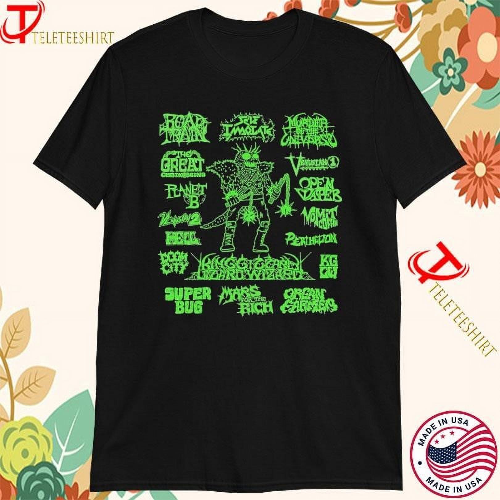 King Gizzard And The Lizard Wizard Metal Night Tshirts