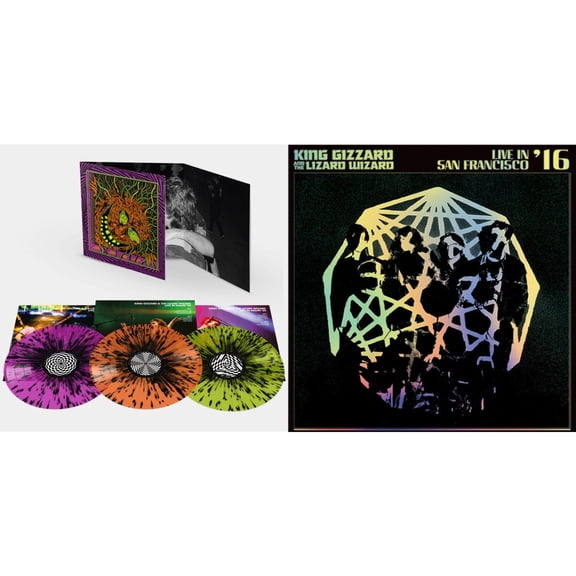 King Gizzard - Live In Miami '24 (Splatter Vinyl/3LP) & Live In San Francisco '16 (Deluxe/2LP/Fog/Sunburst Vinyl)