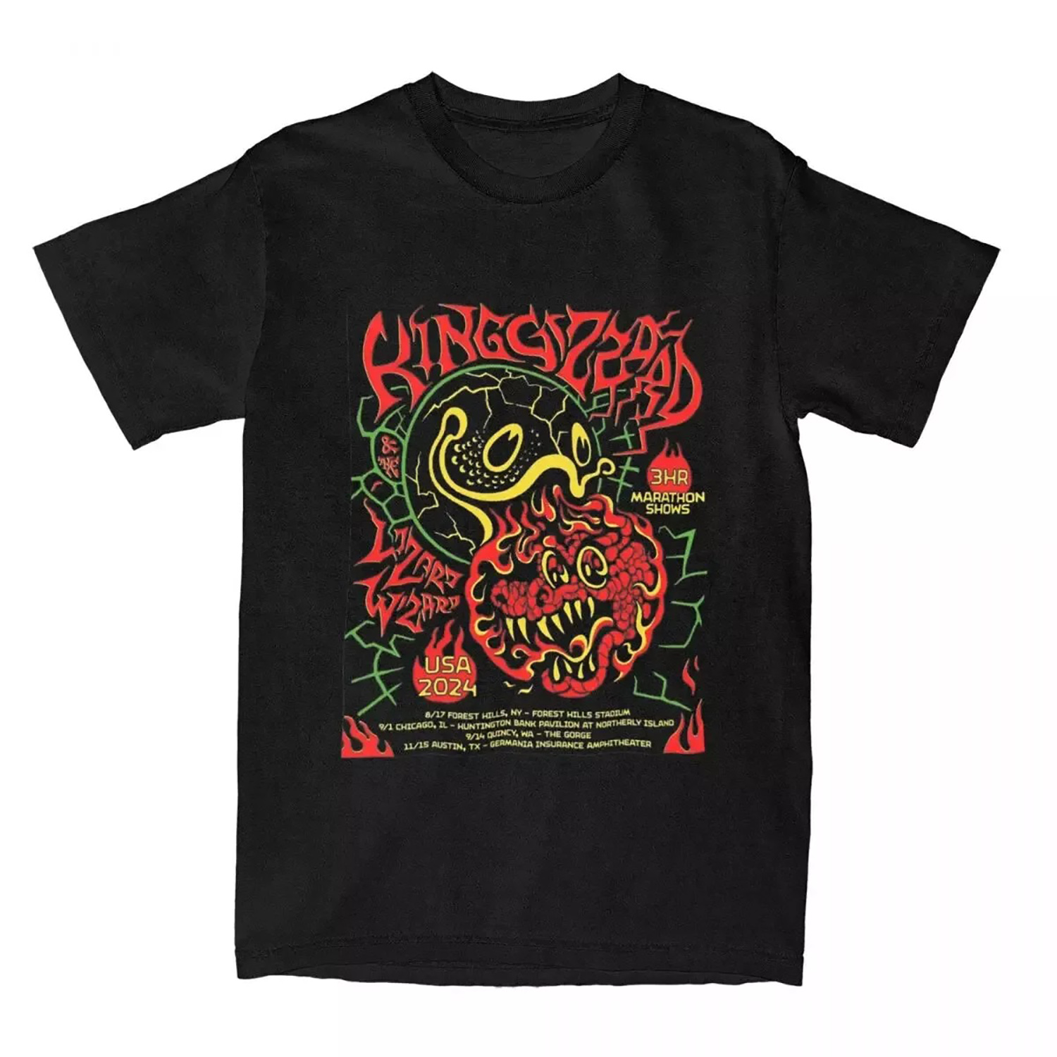 King Gizzard & the Lizard Wizard - Fanmade Made in Australia T-Shirt S