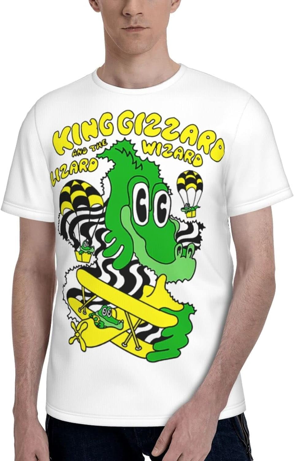 King Gizzard and Lizard Wizard Band T Shirt Man's Fashion Short Sleeve ...