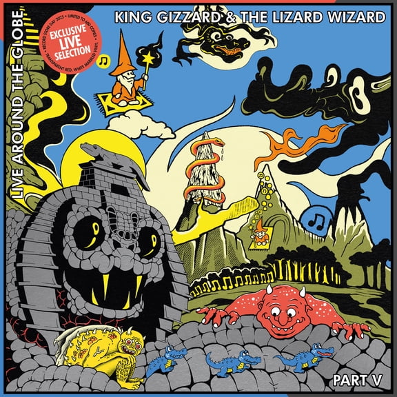 King Gizzard and the Lizard Wizard - Live Around The Globe: Part V - Music & Performance - Vinyl