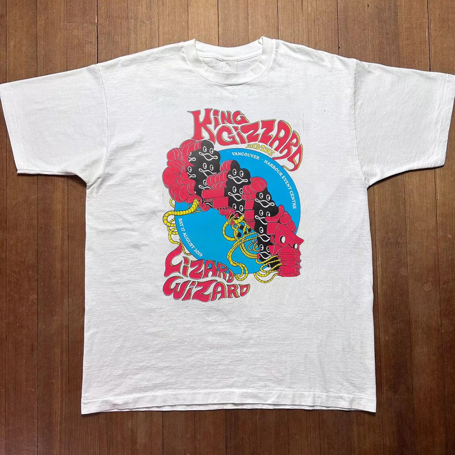 King Gizzard & the Lizard Wizard White Music TShirt Cotton BK295