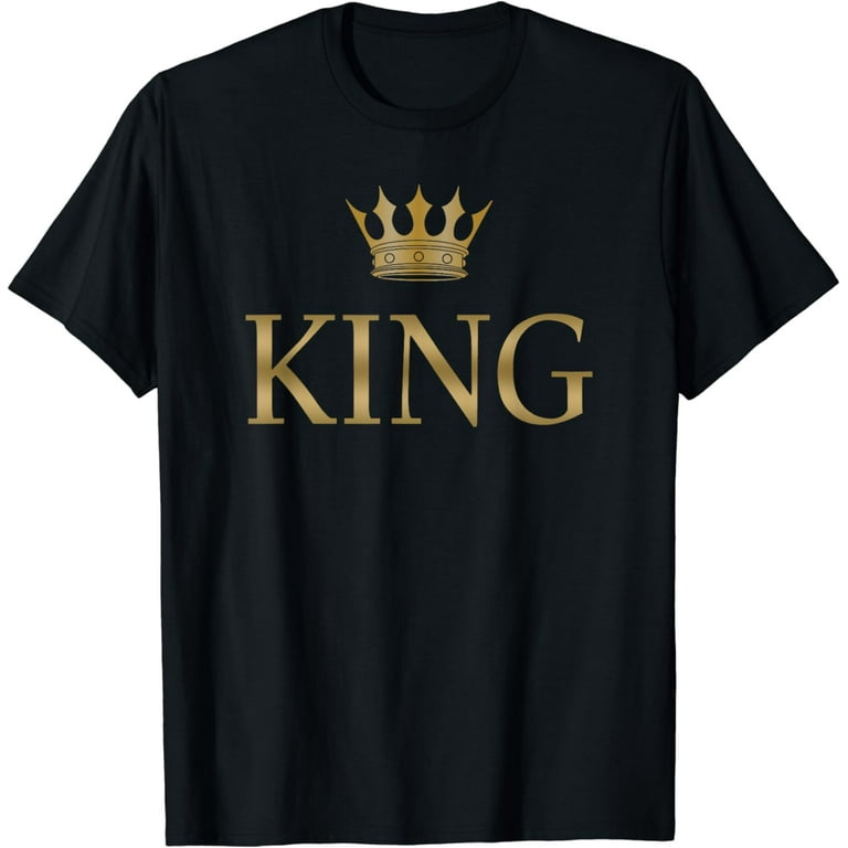 King Gold Crown Birthday T-Shirt King Gold Crown Birthday T-Shirt