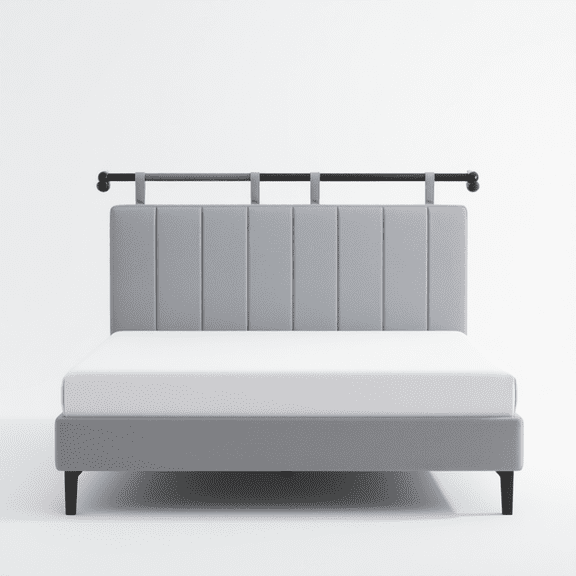 King Headboard Only, Wall Mounted Hanging Upholstered Bed Head Board