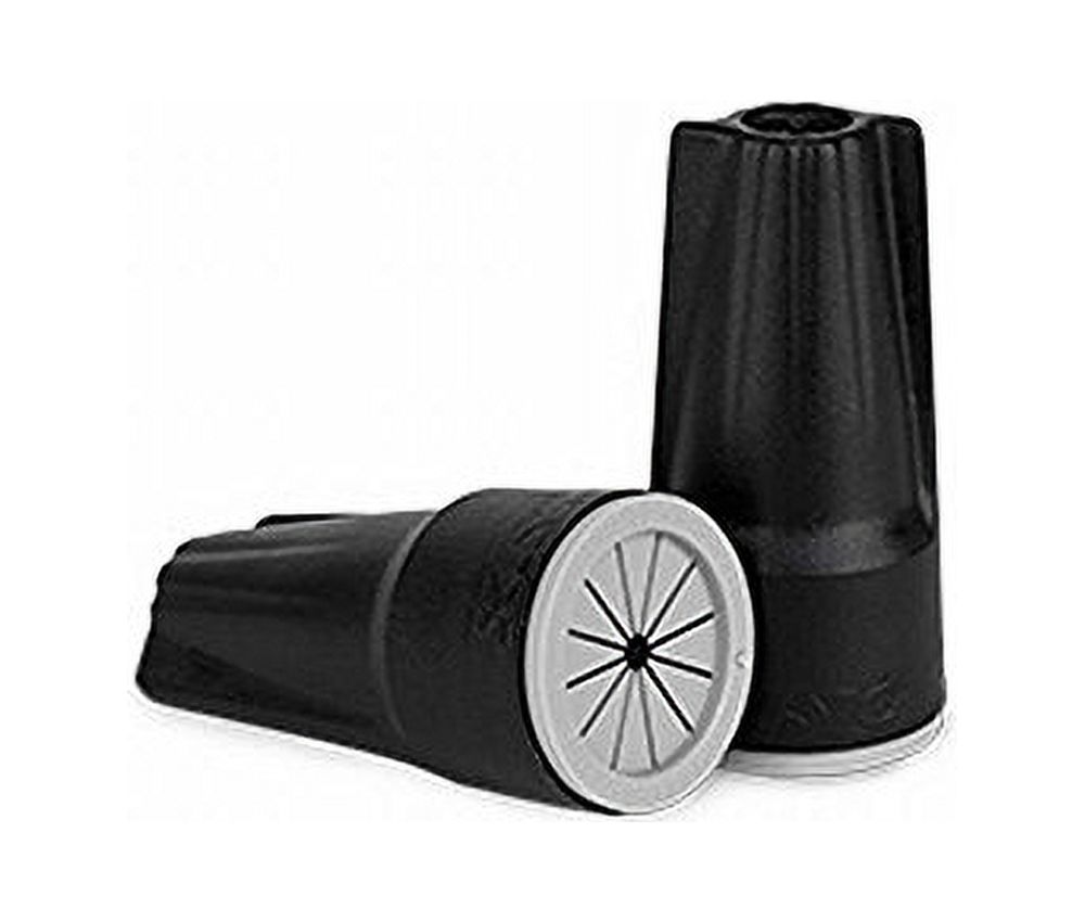 King Innovation 61241 DryConn Black/Gray Waterproof Wire Connector, Pack of 100