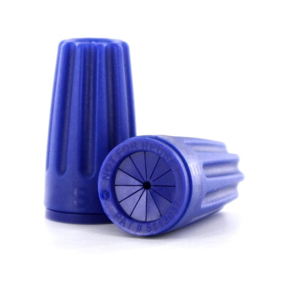 King 10241 DryConn Blue/Blue Waterproof Connectors - Outdoor/Irrigation #100 pack