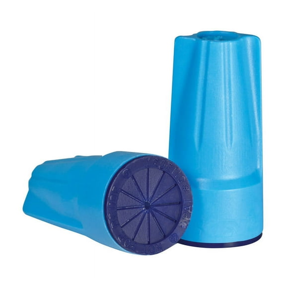 King Innovation Wire Connector, Safety Sealed, Waterproof, Aqua Blue/Blue, 600-1000-Volts, 3-Pk.