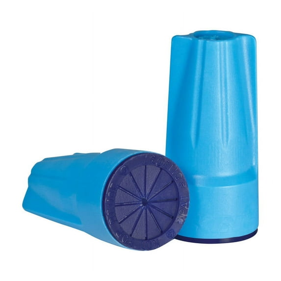 King Innovation Wire Connector, Safety Sealed, Waterproof, Aqua Blue/Blue, 600-1000-Volts, 3-Pk.
