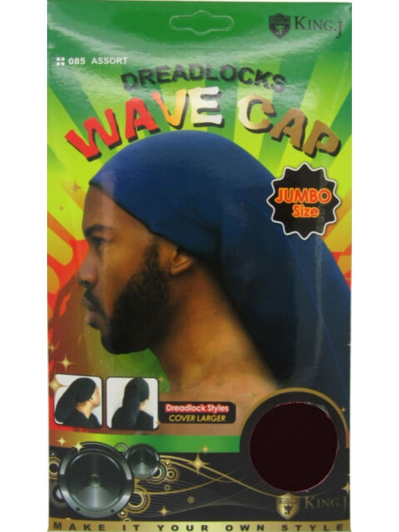 Jumbo Dreadlocks Cap, Assorted Colors (White)