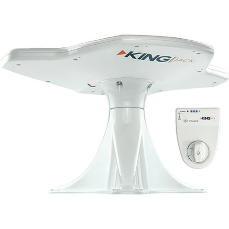 King Jack Directional RV TV Antenna with Signal Finder & 360° Rotation