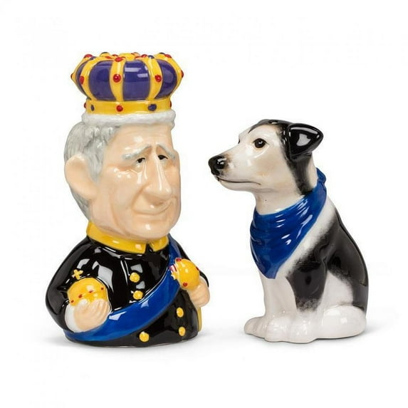 King & Jack Russell Salt & Pepper Shaker