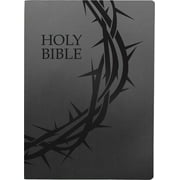 King James Version Easy Read Bible Kjver Holy Bible, Crown of Thorns Design, Large Print, Black Ultrasoft King James Version Easy Read, Red Letter, Hardcover