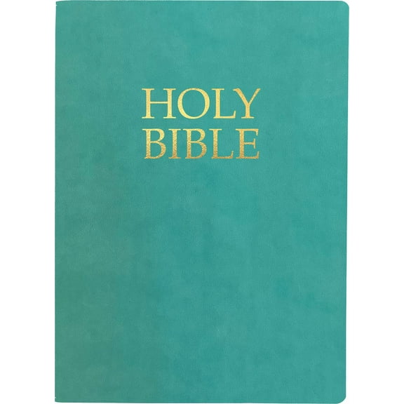 King James Version Easy Read Bible: KJVER Holy Bible, Large Print, Coastal Blue Ultrasoft : (King James Version Easy Read, Teal, Red Letter) (Hardcover)