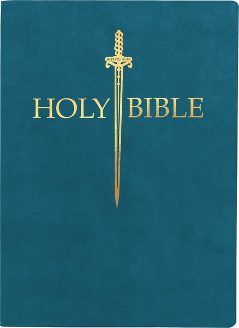King James Version Easy Read Bible Kjver Sword Bible, Giant Print, Teal Ultrasoft, (Hardcover)