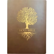King James Version Sword Bible KJV Family Legacy Holy Bible, Large Print, Coffee Ultrasoft Red Letter, Brown, 1611 Version, Hardcover