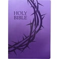 thumbnail image 1 of King James Version Sword Bible: KJV Holy Bible, Crown of Thorns Design, Large Print, Royal Purple Ultrasoft : (Red Letter, 1611 Version) (Hardcover), 1 of 1