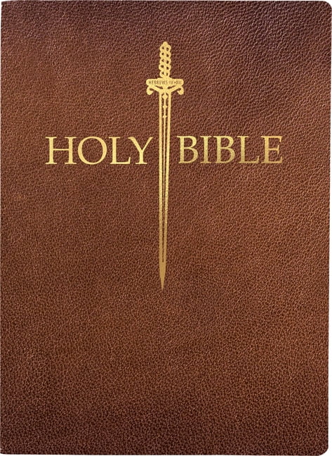 King James Version Sword Bible KJV Sword Bible, Giant Print, Acorn Bonded Leather, Thumb Index, (Hardcover)
