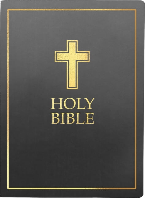 King James Version Sword Bible KJV Sword Bible, Giant Print, Black Ultrasoft, Cross Design, (Hardcover)