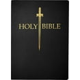 thumbnail image 1 of King James Version Sword Bible KJV Sword Bible, Large Print, Black Bonded Leather, Thumb Index: (Red Letter, 1611 Version), (Hardcover), 1 of 1