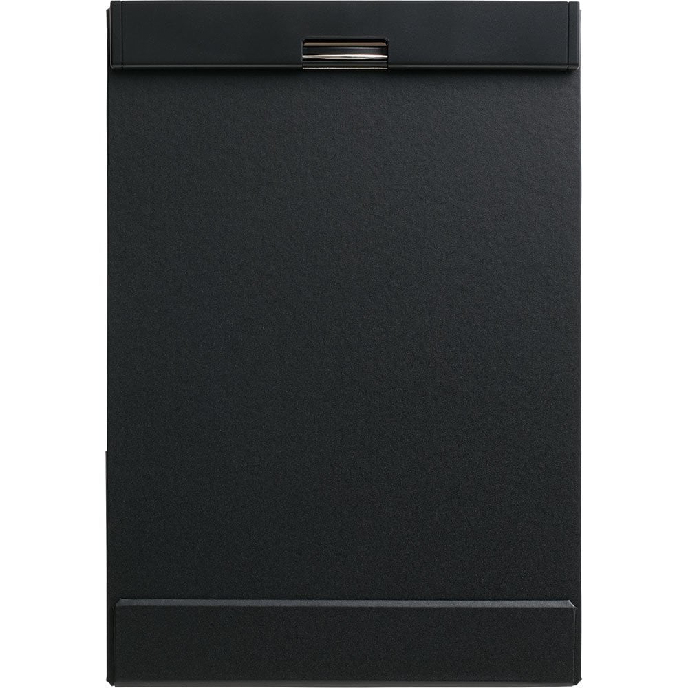 King Jim 5085 Clipboard, Mug Flap, Sticky Notes, Black, A4 Short Side Bindings