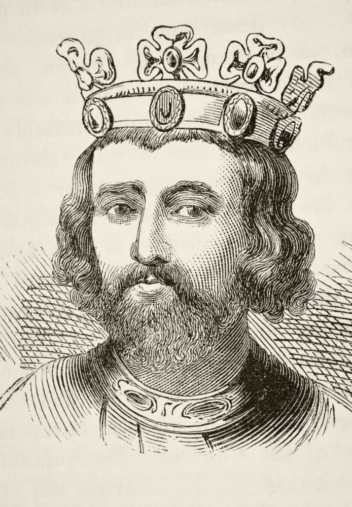 King John Of England 1167 To 1216 From The National And Domestic History Of England By William Aubrey Published London Circa 1890 Canvas Art - Ken Welsh Design Pics (12 x 17)