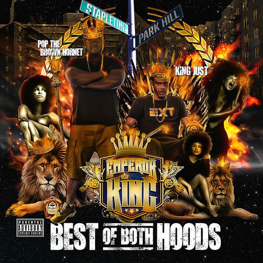 King Just & Pop Da Brown Hornet - Best Of Both Hoods - Rap / Hip-Hop ...