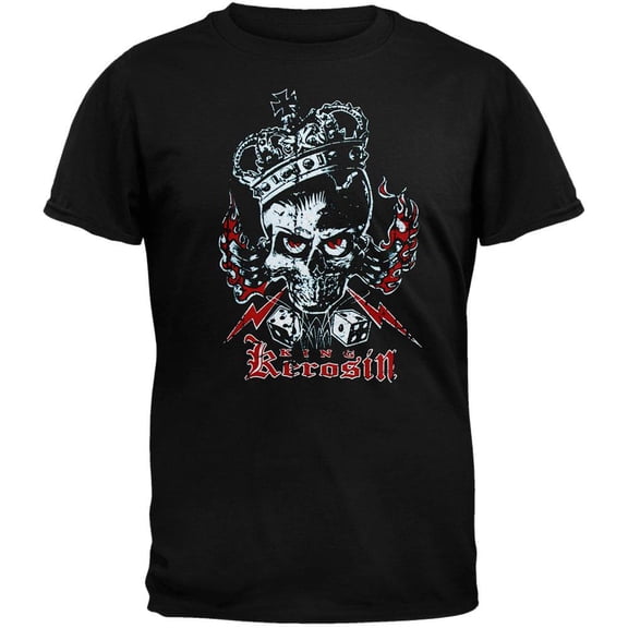 King Kerosin - Skull & Crown T-Shirt - Small