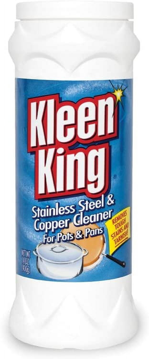 King Kleen Stainless Steel Cookware Cleaner and Copper Cleaner (14 oz