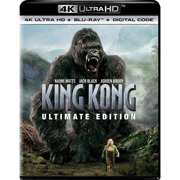 King Kong (2005) (Ultimate Edition) (4K Ultra HD + Blu-ray + Digital Copy), Action, Universal