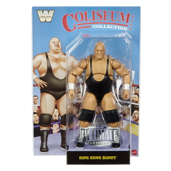 King Kong Bundy - Coliseum Collection WWE Ultimate Edition Ringside Exclusive (JKD15) Mattel WWE Toy Wrestling Action Figure