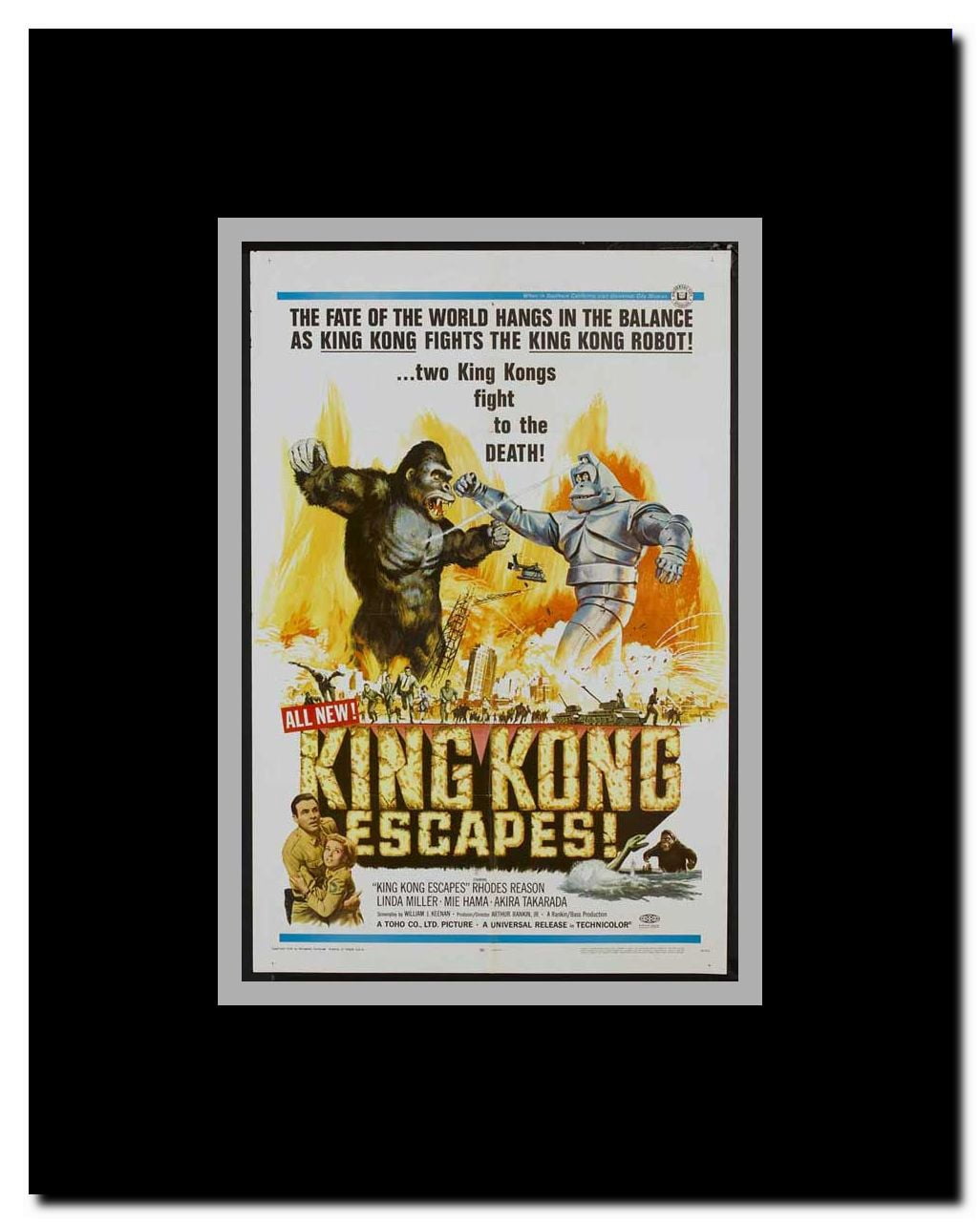 King Kong Escapes Framed Movie Poster